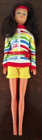 8011-1 € 10,00 ccoa cola barbie gestreept jasje gele short.jpeg